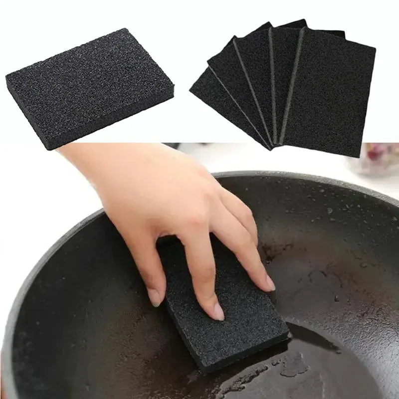 Black Nano Emery Scrub Sponge